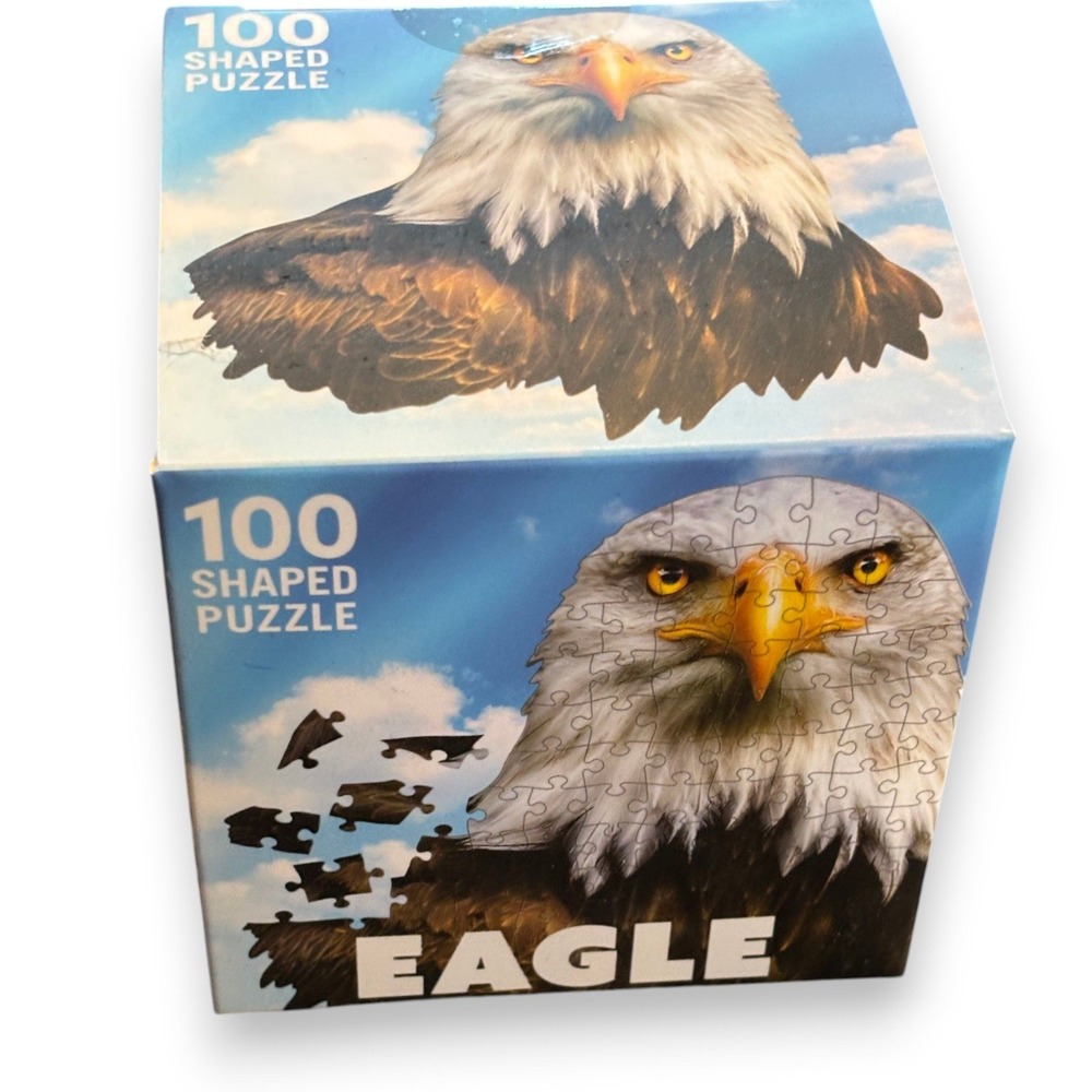 MasterPieces MasterKids Eagle Shaped Puzzle 100 Piece Jigsaw 12475 Bald‎ Eagle